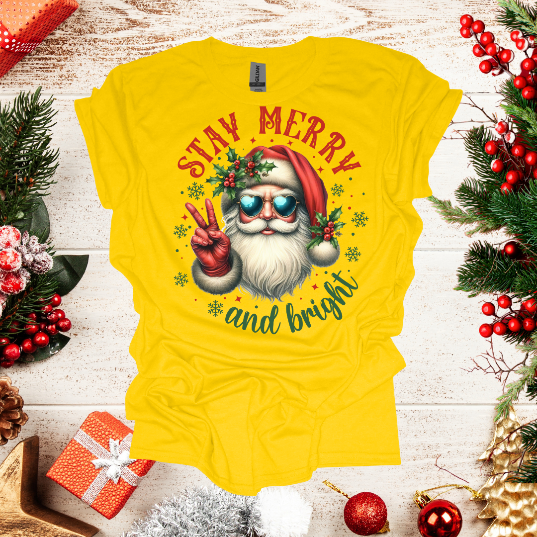 Unisex Stay Merry and Bright T-Shirt