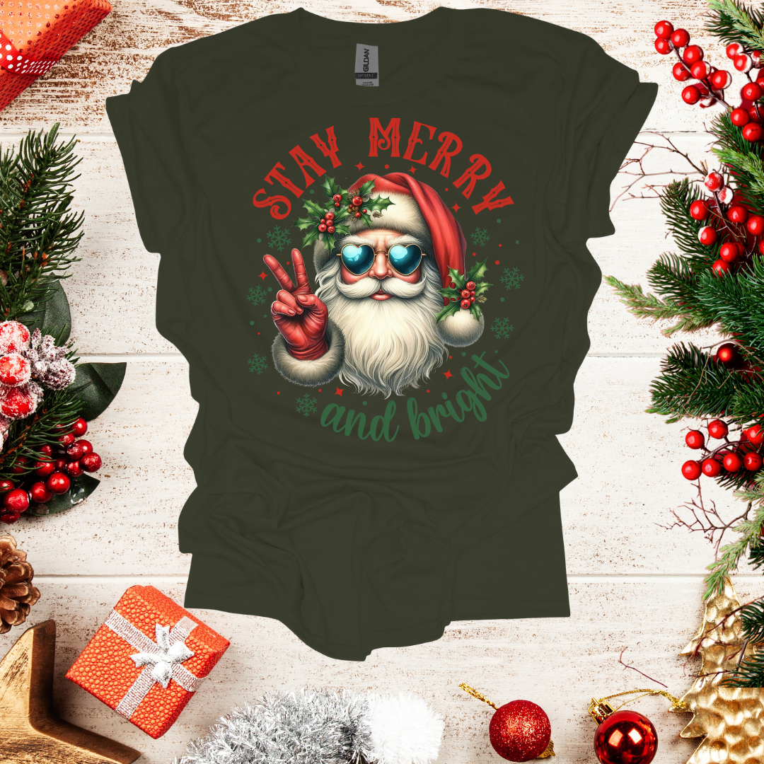 Unisex Stay Merry and Bright T-Shirt