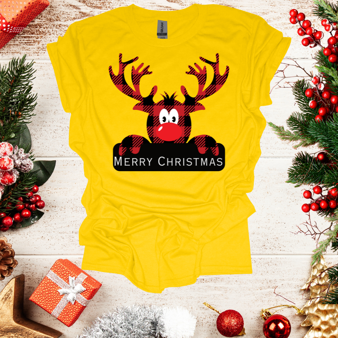Unisex Moose Merry Christmass T-Shirt