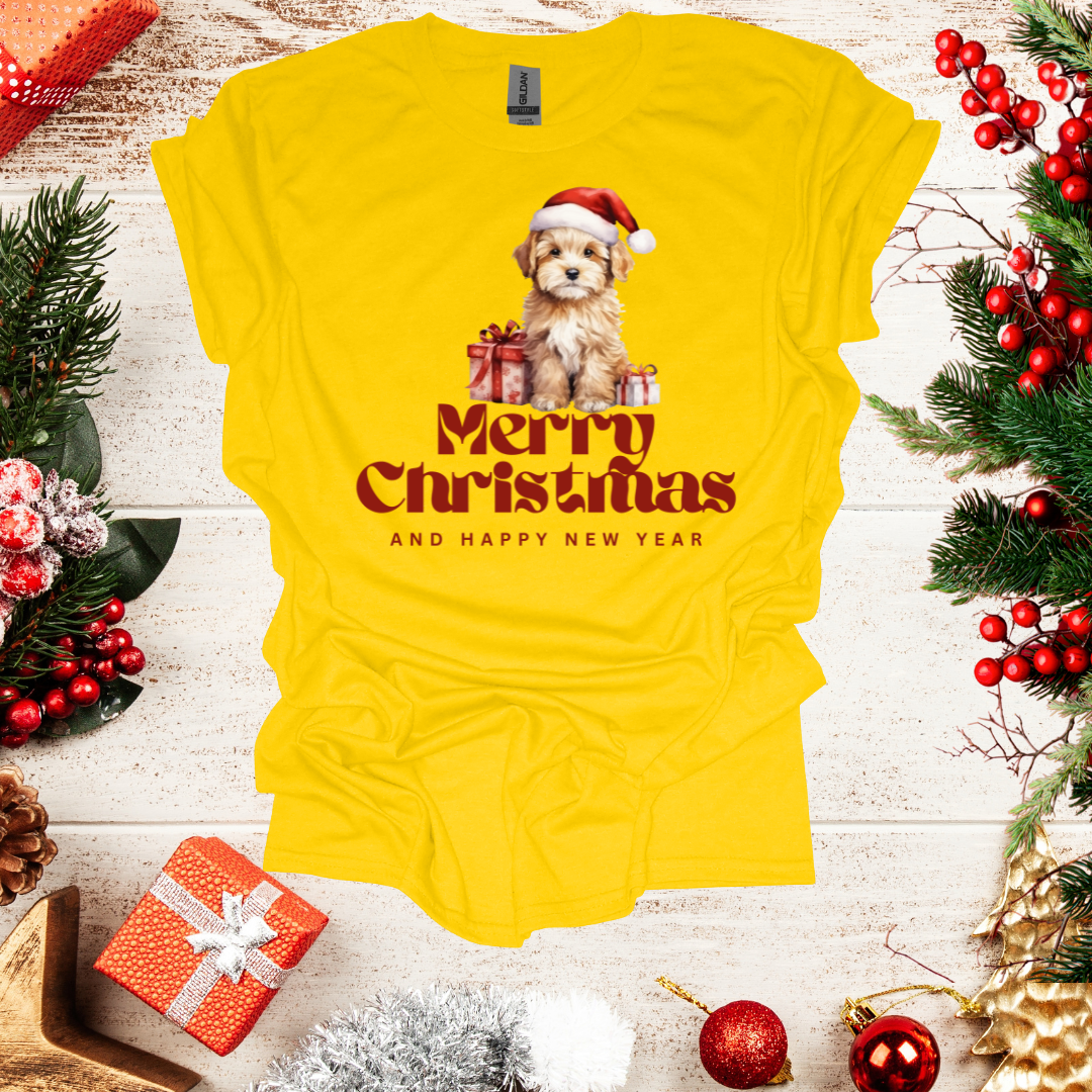Unisex Santa Dog T-Shirt