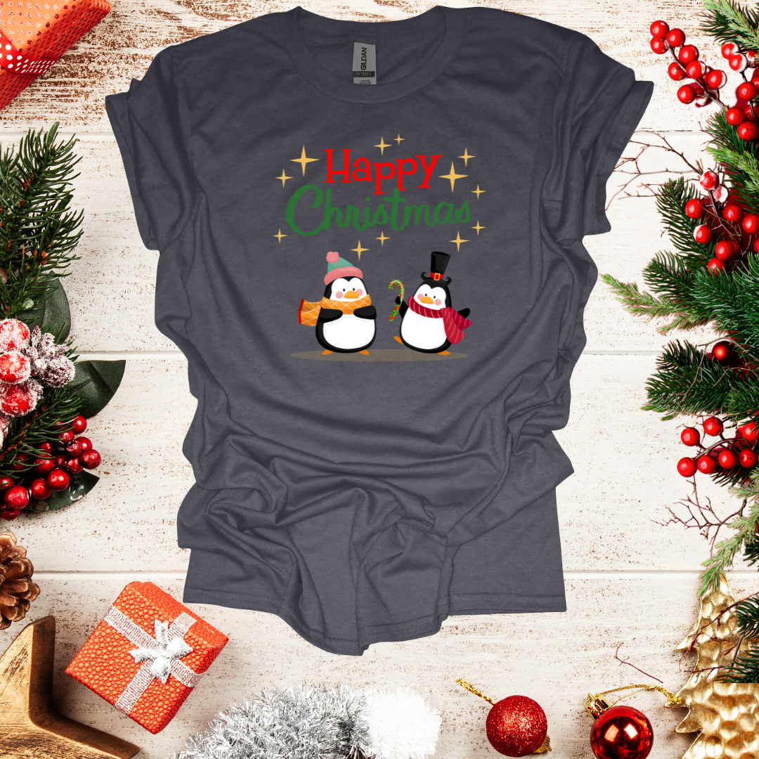 Unisex Penguin Christmas T-Shirt