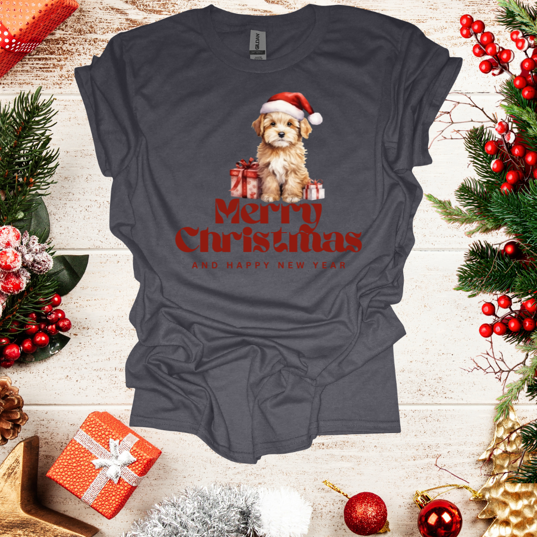 Unisex Santa Dog T-Shirt