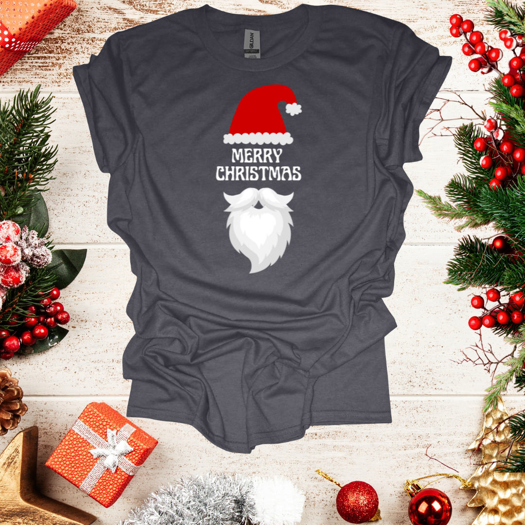 Unisex Santa Hat Merry Christmas T-Shirt