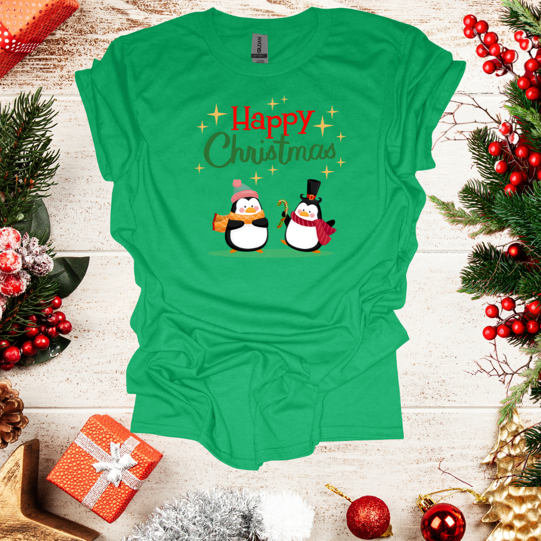 Unisex Penguin Christmas T-Shirt