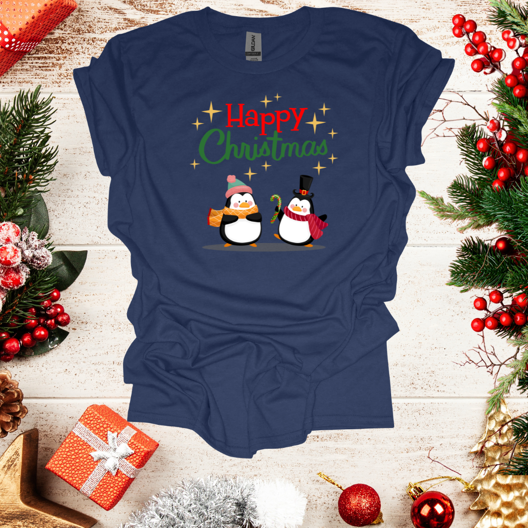 Unisex Penguin Christmas T-Shirt