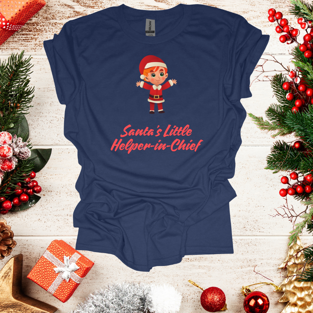 Unisex Santa's Lil Helper Boy T-Shirt