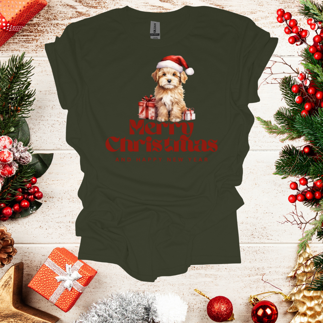 Unisex Santa Dog T-Shirt