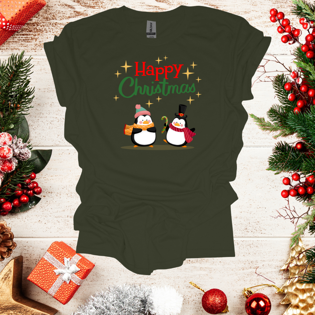 Unisex Penguin Christmas T-Shirt