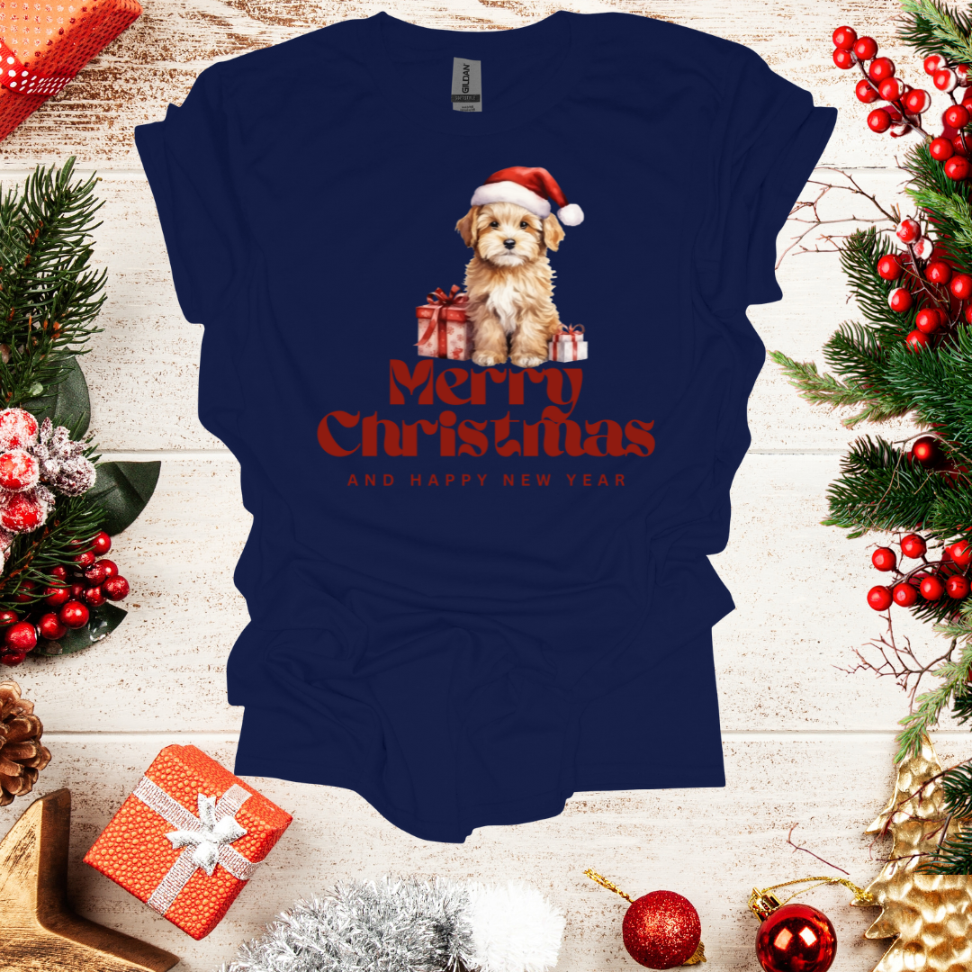 Unisex Santa Dog T-Shirt