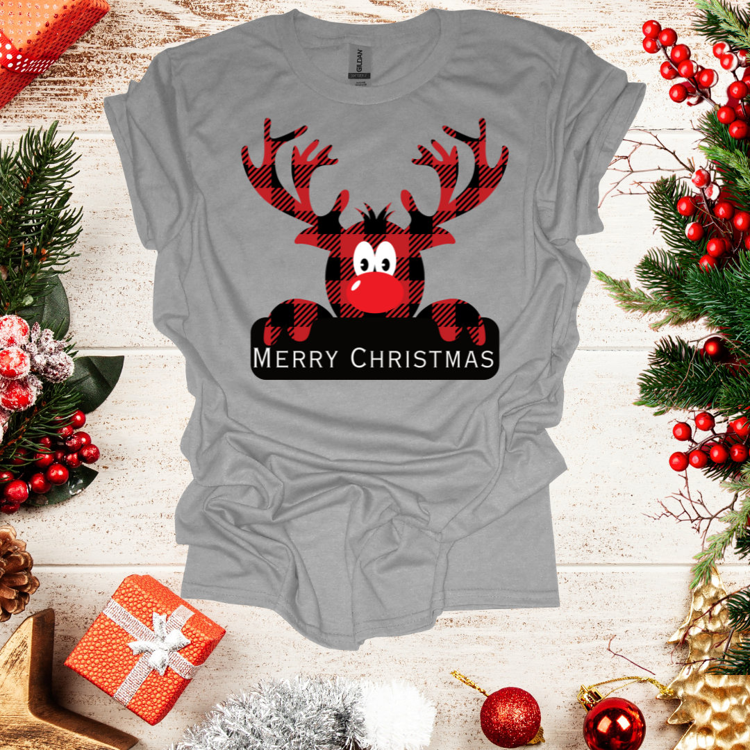 Unisex Moose Merry Christmass T-Shirt