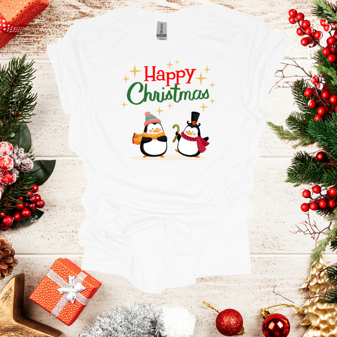 Unisex Penguin Christmas T-Shirt