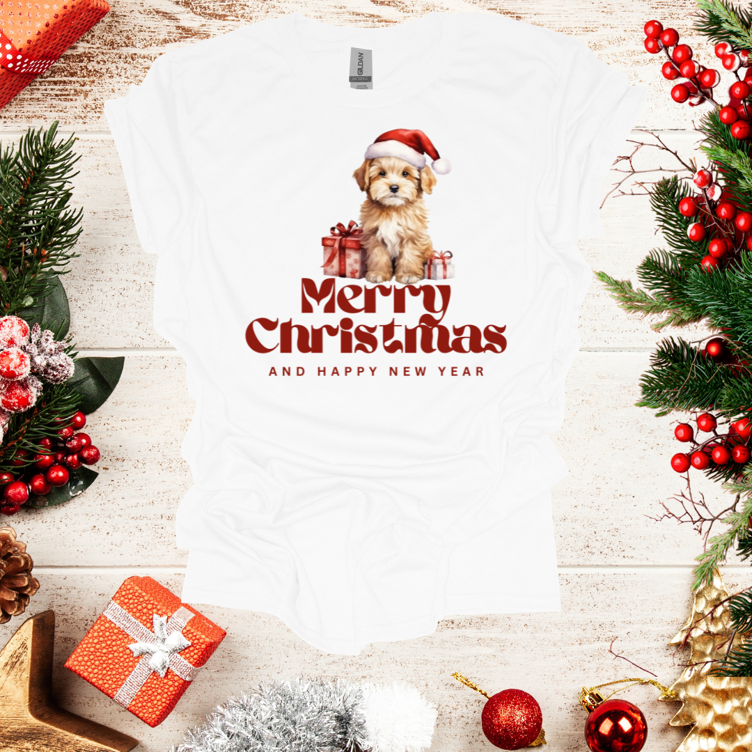 Unisex Santa Dog T-Shirt