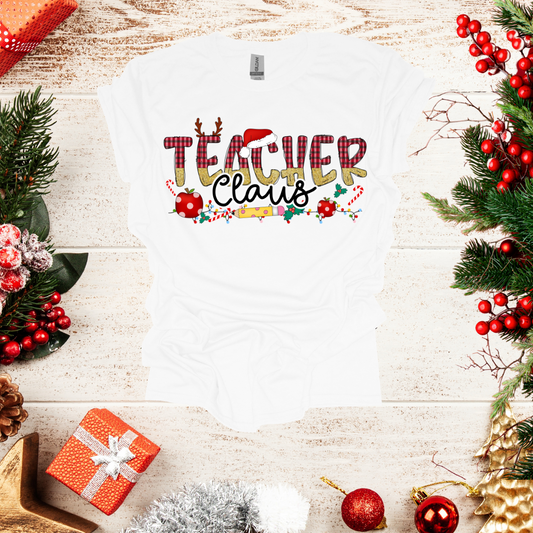 Unisex Teacher Claus T-Shirt
