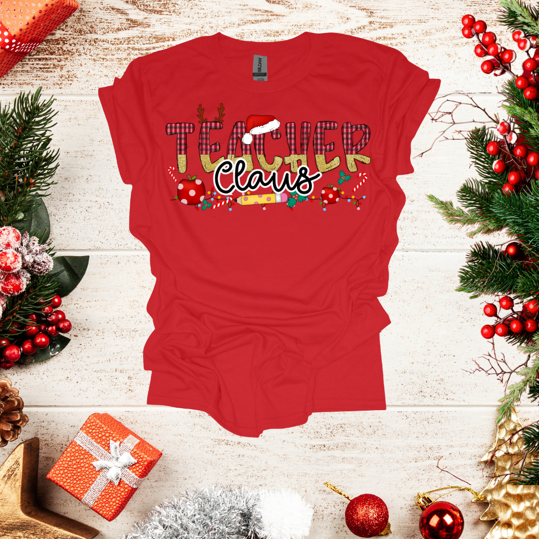 Unisex Teacher Claus T-Shirt