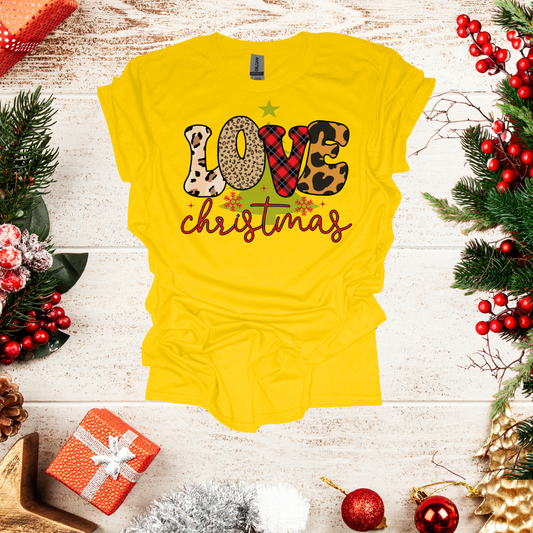 Unisex Love Christmas T-Shirt