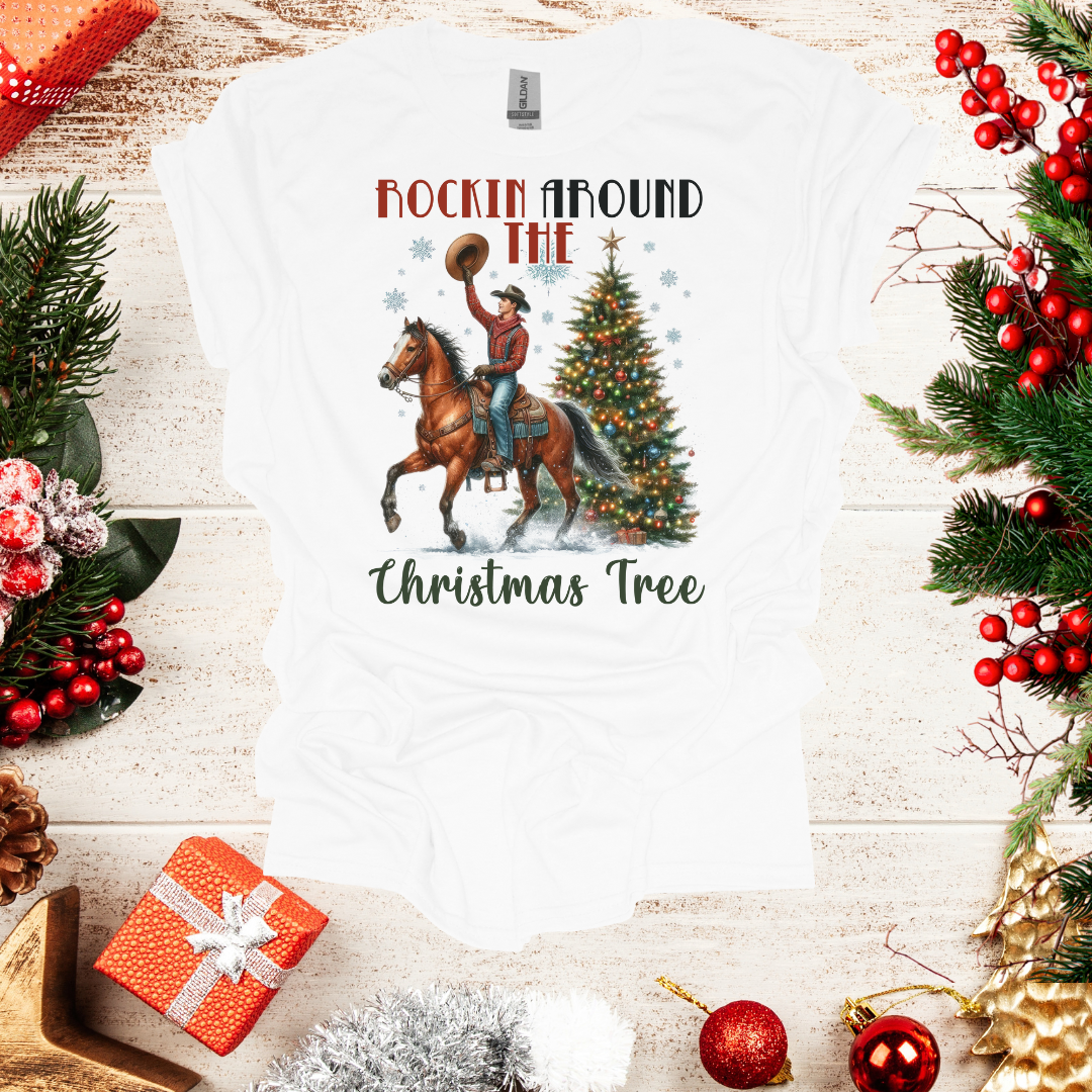 Unisex Rocking Around the Christmas Tree T-Shirt