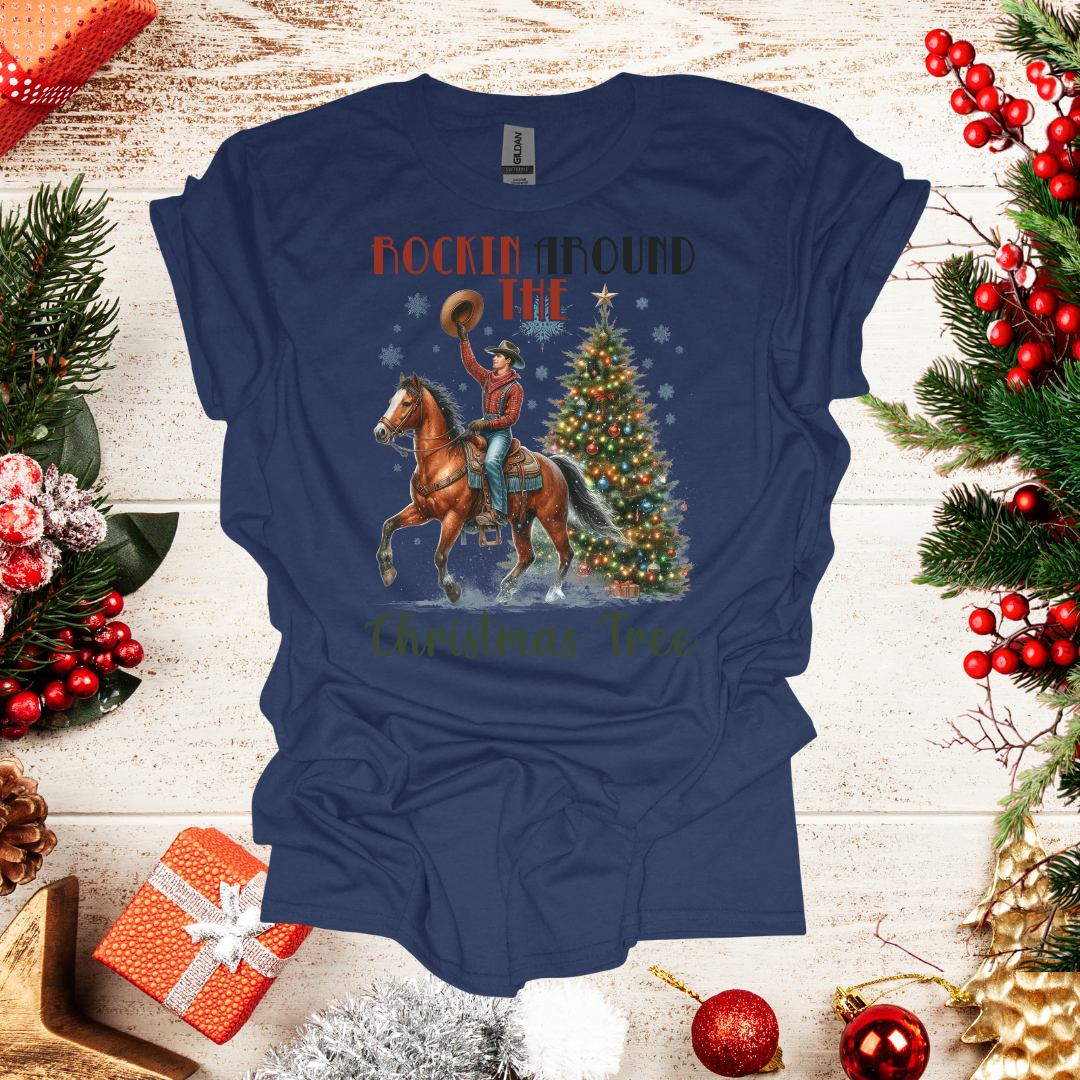 Unisex Rocking Around the Christmas Tree T-Shirt