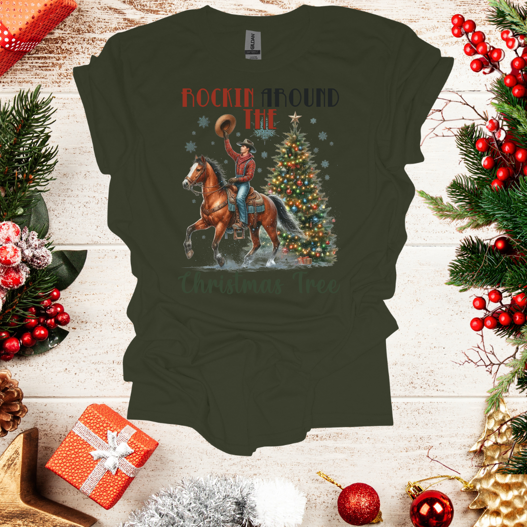 Unisex Rocking Around the Christmas Tree T-Shirt