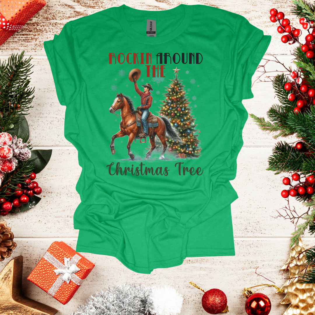 Unisex Rocking Around the Christmas Tree T-Shirt