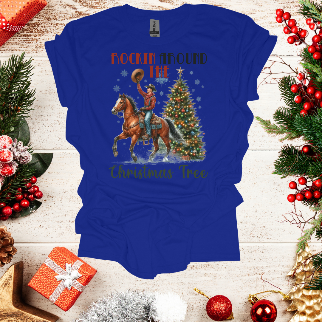 Unisex Rocking Around the Christmas Tree T-Shirt