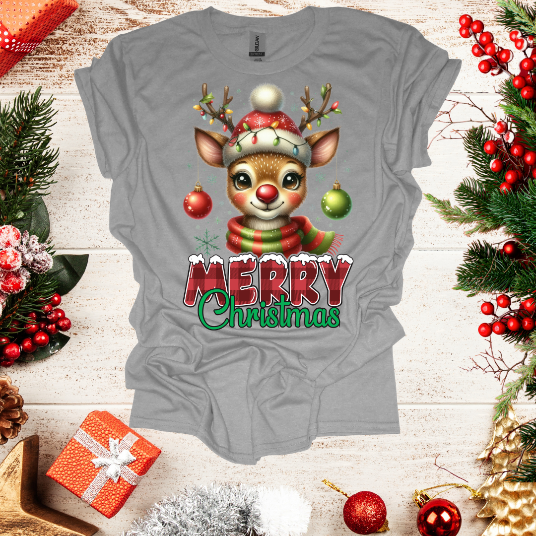 Unisex Cute Raindeer T-Shirt