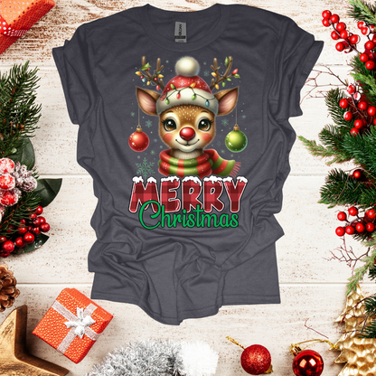 Unisex Cute Raindeer T-Shirt