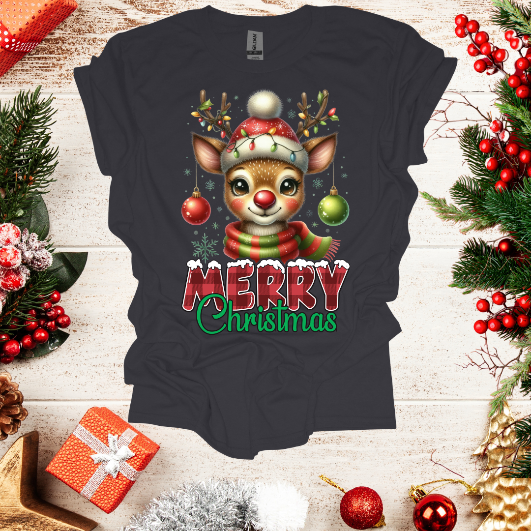 Unisex Cute Raindeer T-Shirt