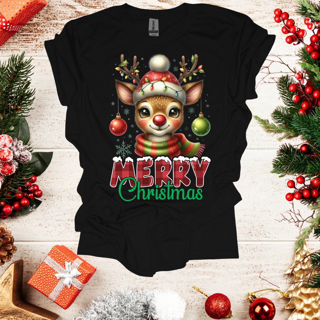 Unisex Cute Raindeer T-Shirt