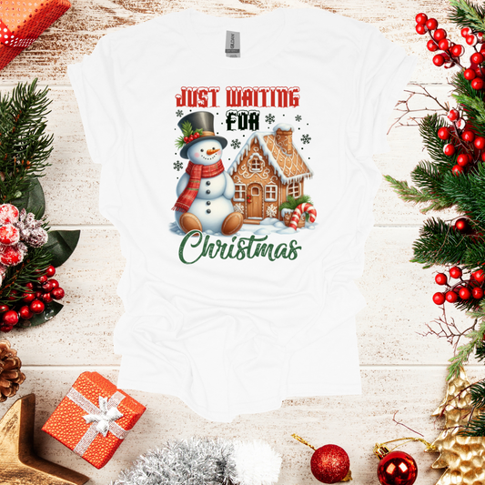 Unisex Just Waiting for Christmas T-Shirt