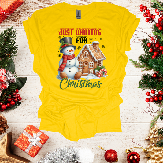 Unisex Just Waiting for Christmas T-Shirt