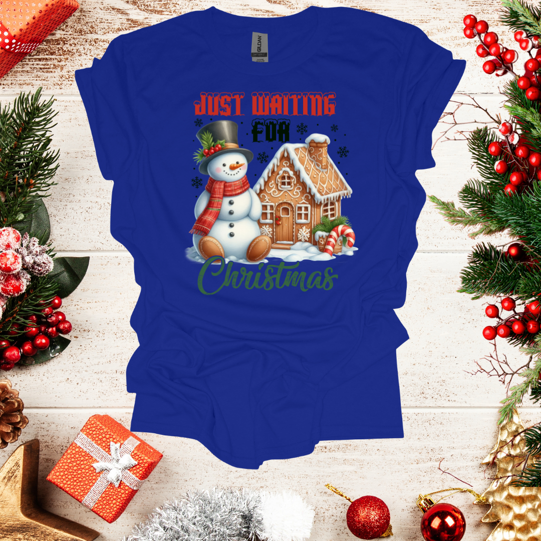Unisex Just Waiting for Christmas T-Shirt
