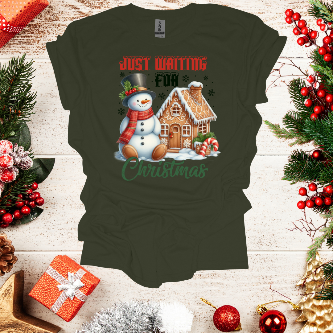 Unisex Just Waiting for Christmas T-Shirt