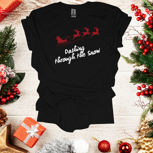 Unisex Dashing Through The Snow T-Shirt