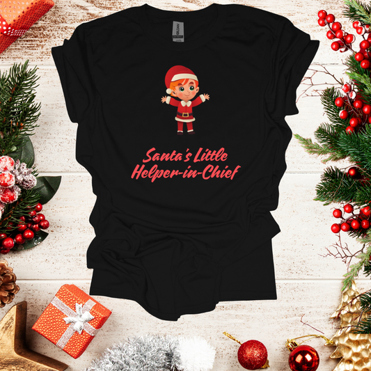 Unisex Santa's Lil Helper Boy T-Shirt