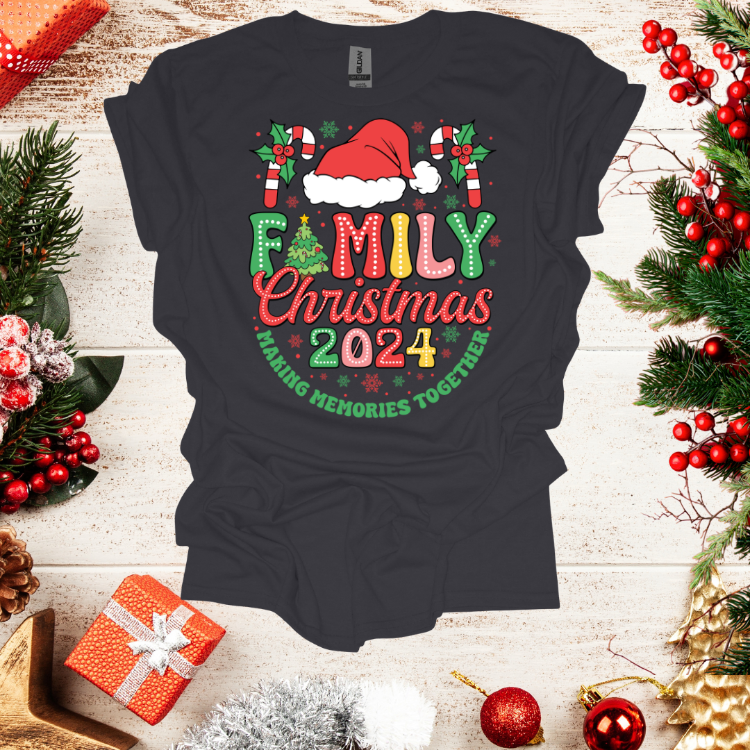 Unisex Family Christmas 2024 T-Shirt