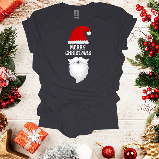 Unisex Santa Hat Merry Christmas T-Shirt