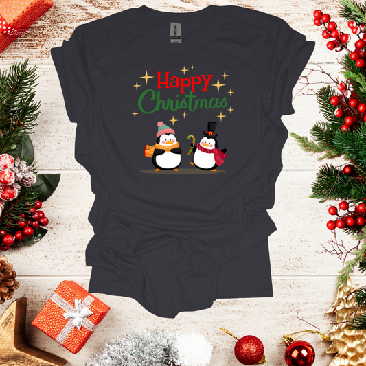 Unisex Penguin Christmas T-Shirt