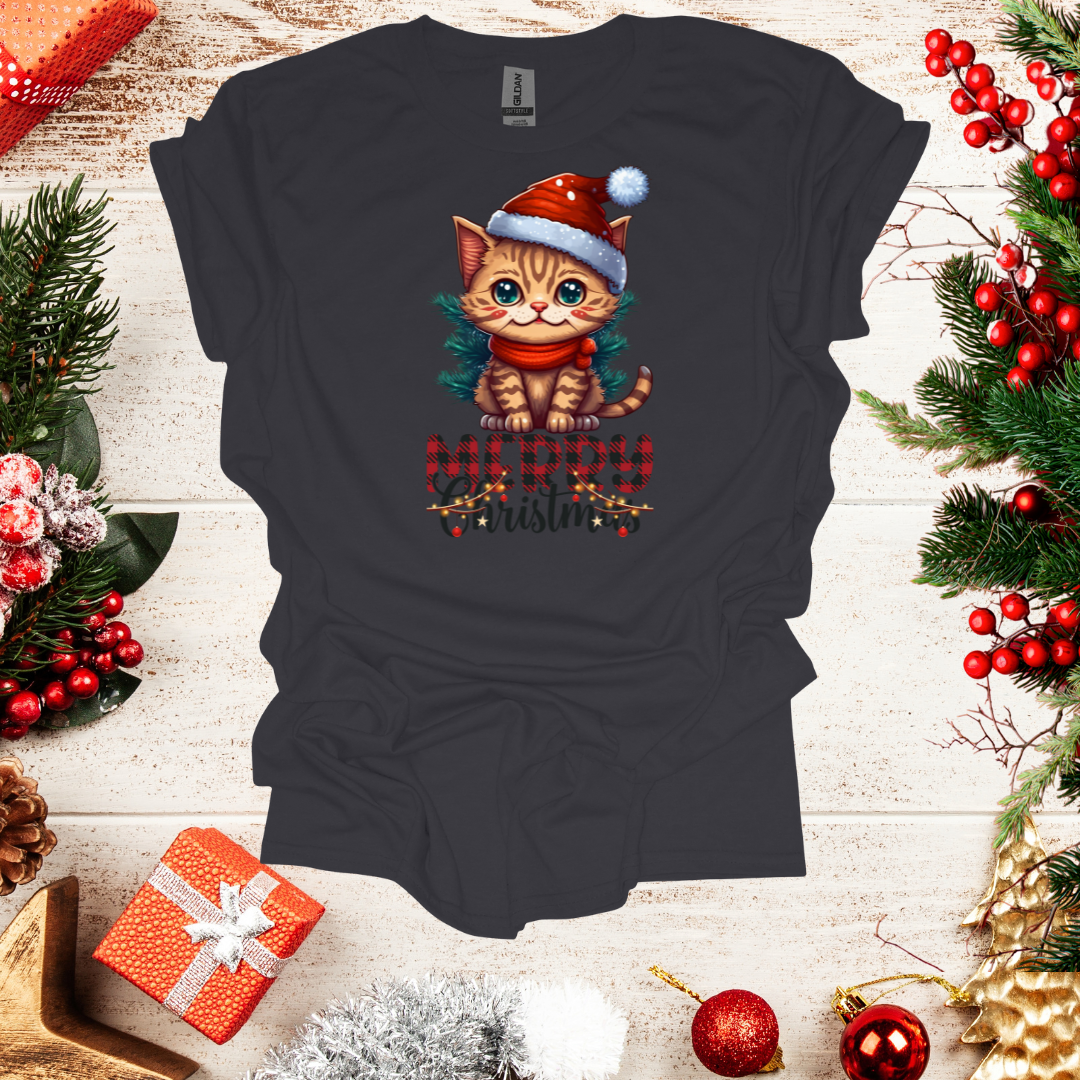Unisex Cat Print T-Shirt