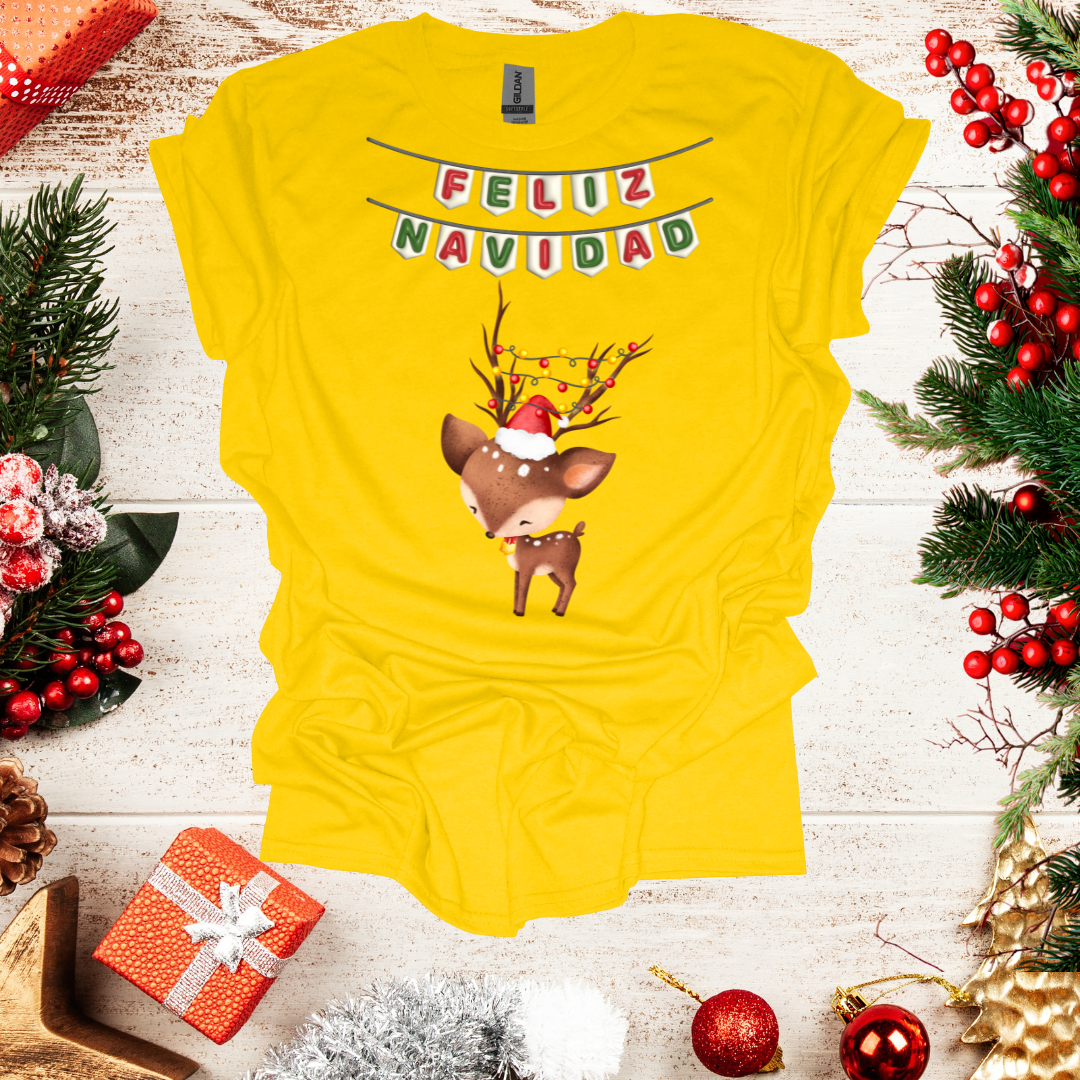 Unisex Feliz Naveda Tangled Deer T-Shirt