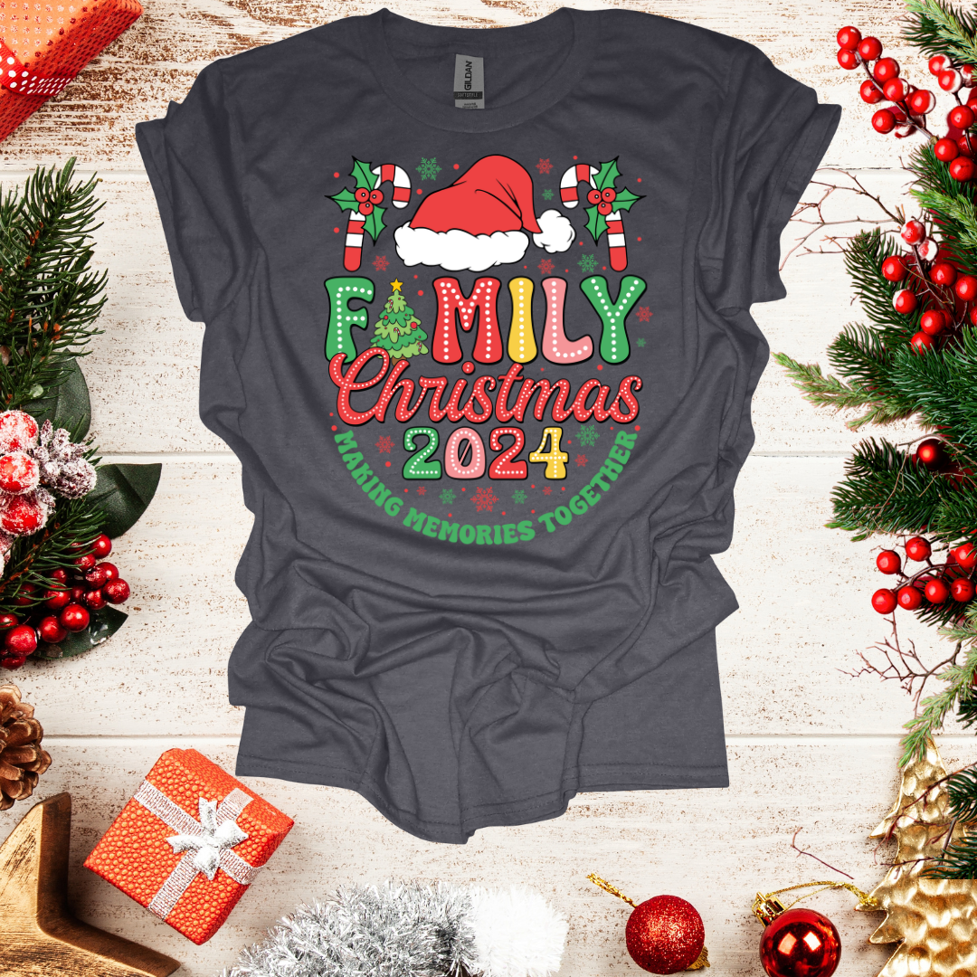 Unisex Family Christmas 2024 T-Shirt