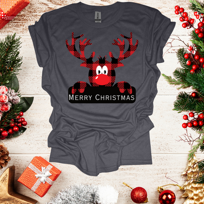 Unisex Moose Merry Christmass T-Shirt