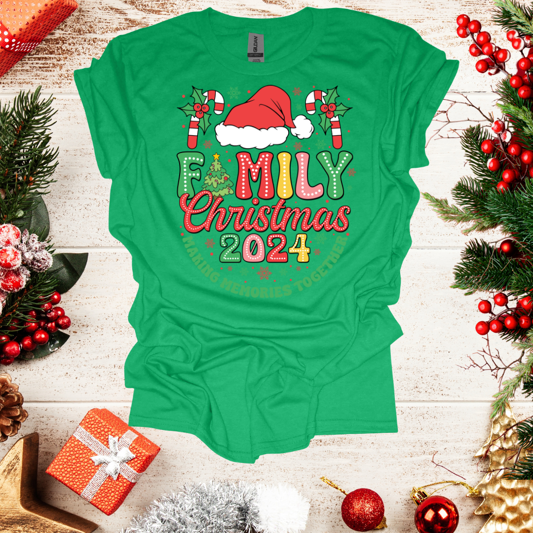 Unisex Family Christmas 2024 T-Shirt