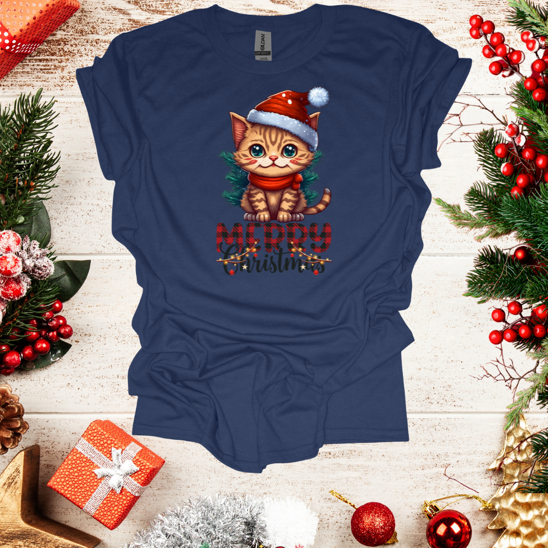 Unisex Cat Print T-Shirt