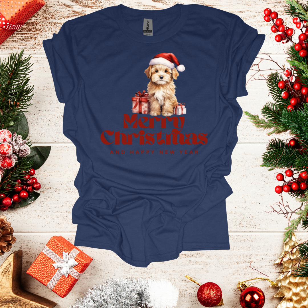 Unisex Santa Dog T-Shirt