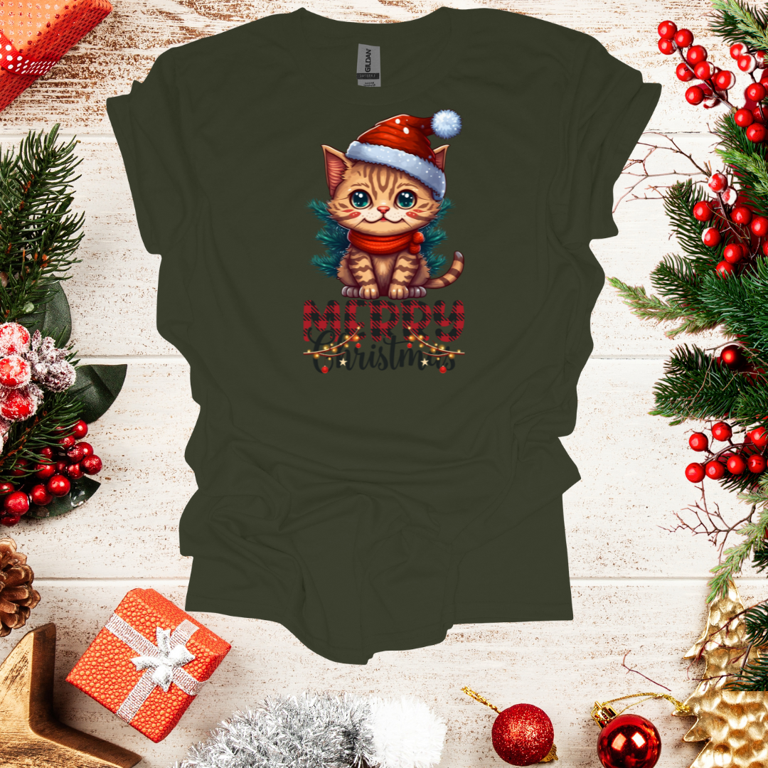 Unisex Cat Print T-Shirt