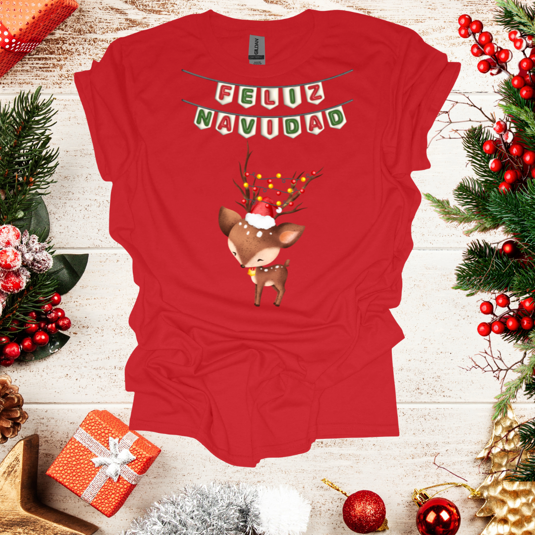 Unisex Feliz Naveda Tangled Deer T-Shirt