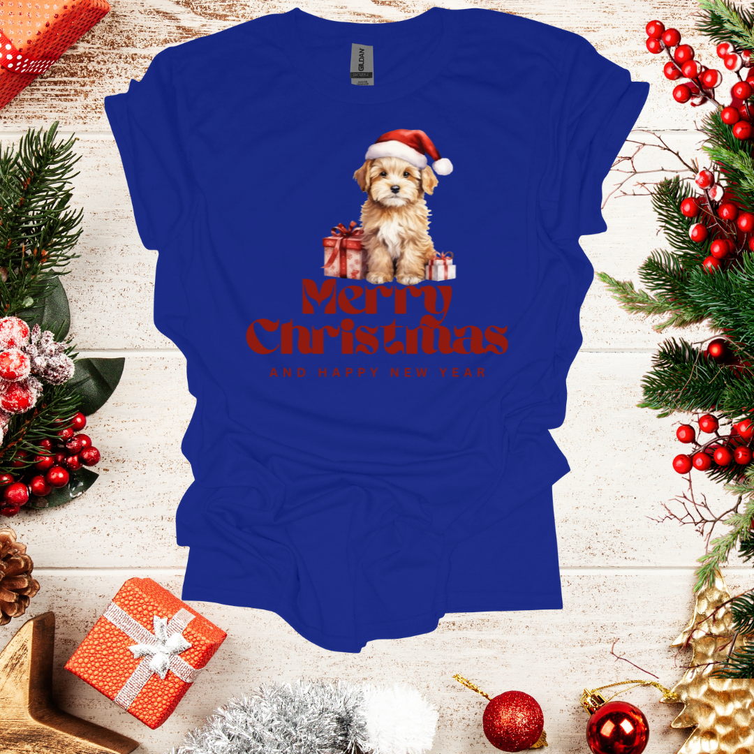 Unisex Santa Dog T-Shirt