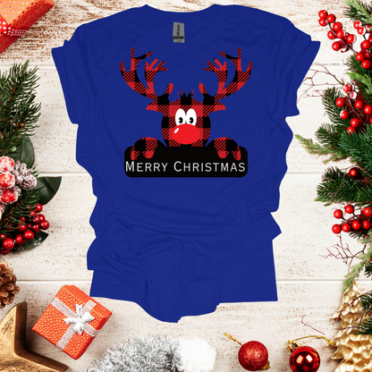 Unisex Moose Merry Christmass T-Shirt