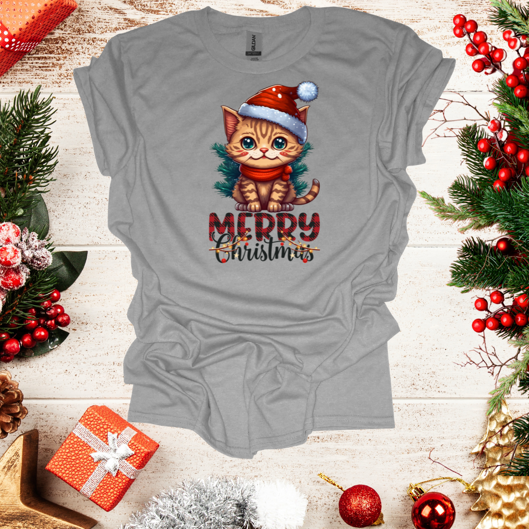Unisex Cat Print T-Shirt