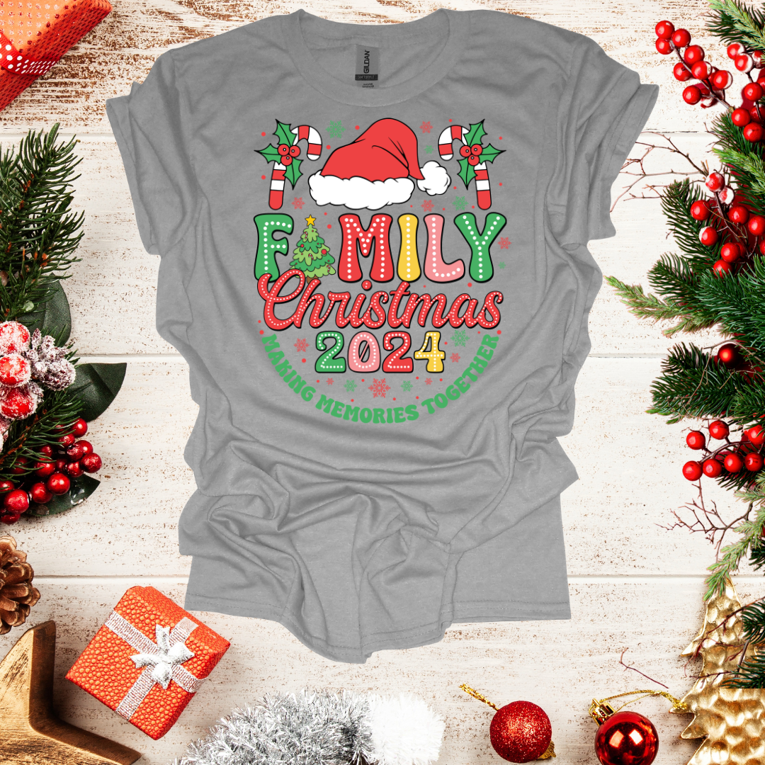 Unisex Family Christmas 2024 T-Shirt